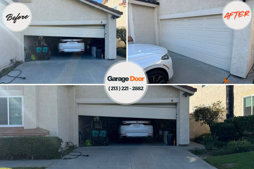 Before and after: garage door spring repair New Baltimore, OH